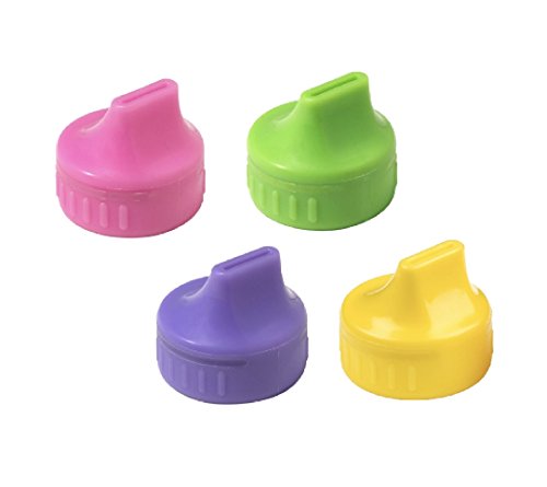 Image of Parent Units Sipping Spout, Assorted, Water Bottles, 4 Count (Pack of 1) (Color May Vary)