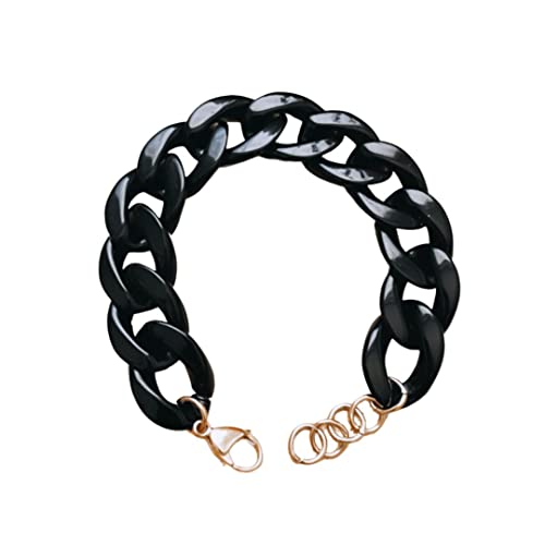 Bracelet VINTAGE // Chaîne à gros maillons en acrylique