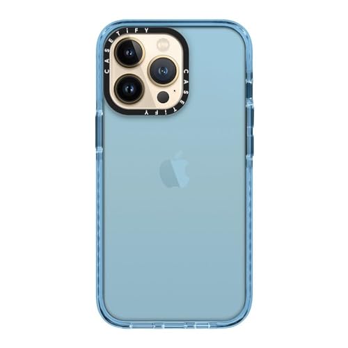 Coque iPhone 13 Pro CASETiFY rigide bleu Sierra haut de gamme - 5