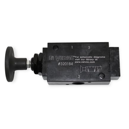 Velvac 3 Way Valve Push/Pull,Air Pil.Reset - 320184