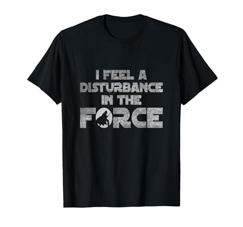 T-shirt Star Wars confortable en coton imprimé I Feel a Disturbance in the Force