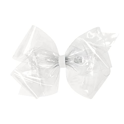 Lazo de vinilo Wee Ones WeeSplash King transparente para niñas con clip WeeStay