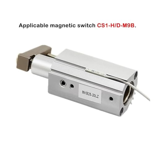 Cylindre rotatif compact B50 à angle de pression vers le bas pour usinage - 6