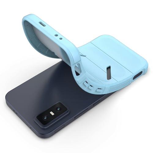 Image of for Infinix GT 30 Pro 5G Phone Case Anti-Drop Soft TPU Rugged Back Cover - Baby Blue