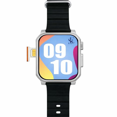 Image of SE HUB GS29 new Smartwatch with 2.02 inch AMOLED Display, 4GB RAM 64GB Storage, 4G /5G SIM Support, Bluetooth Calling, Fitness Tracker & Social Media Apps (Orange)