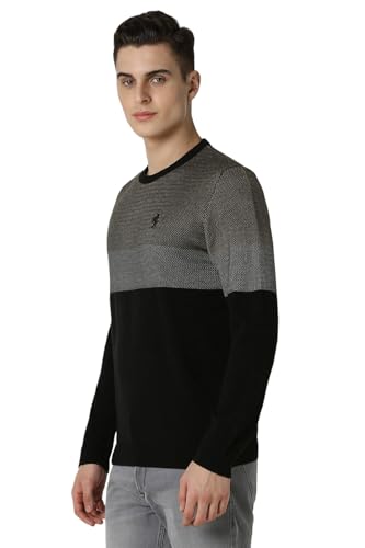 Image of Van Heusen Men's Luxury Sports Regular Fit Full Sleeve Crew Neck Sweater | Sophisticated Flair | Super Premium Fabric