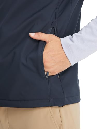 Image of M MAELREG Mens Vests Outerwear Windproof Lightweight Softshell Vests Zip Pockets Sports Sleeveless Jacket Golf Vests for Men