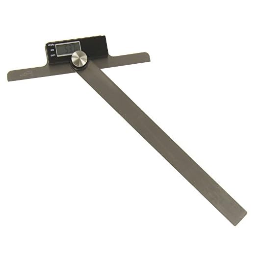 iGaging Digital T-Bevel Protractor with 12" Stainless Steel Blade