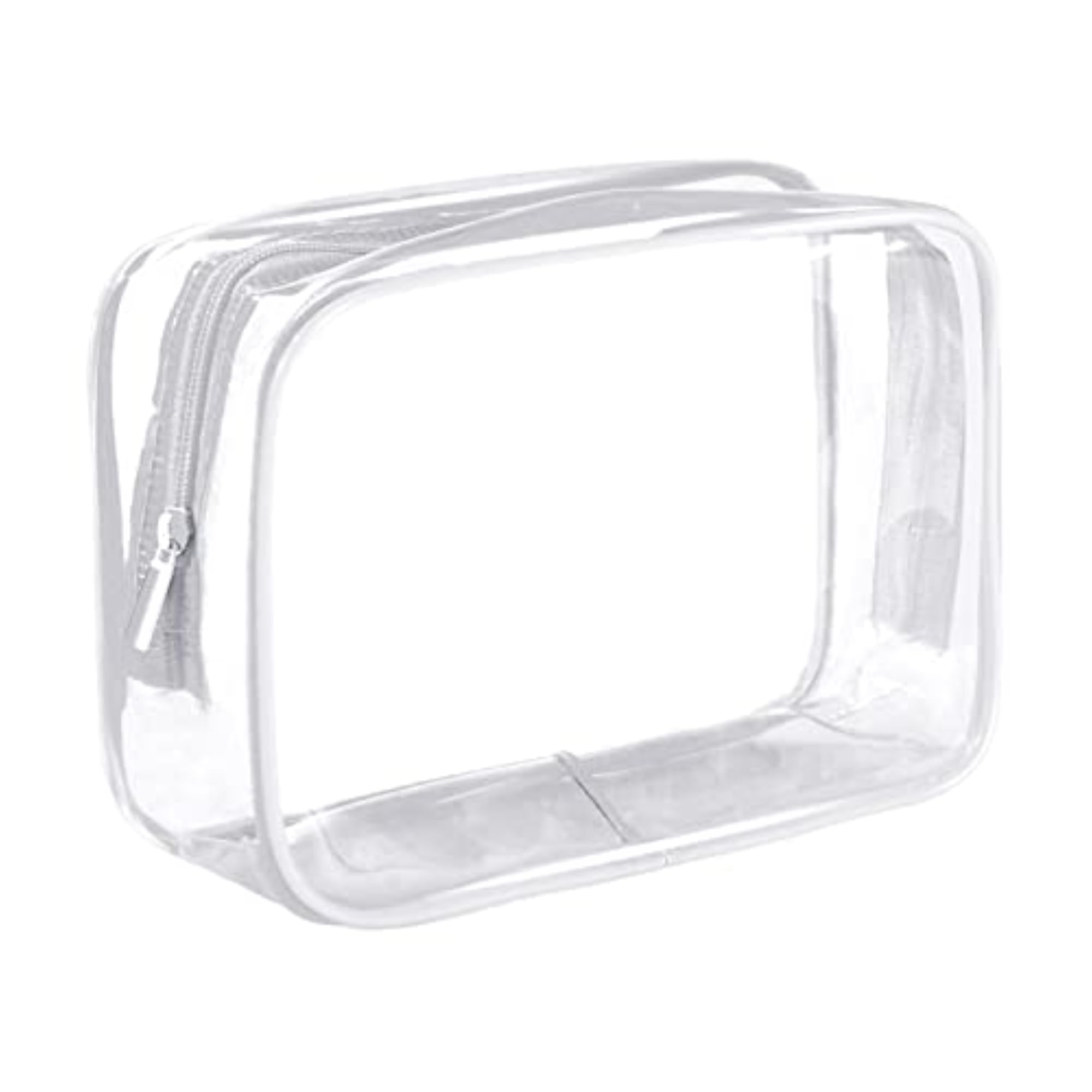 5x Waterproof Reusable Toiletry Bag Set, Clear Makeup Organizer
