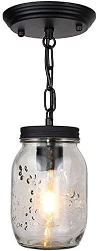 Applique rétro et plafonnier multi-tête en verre et métal industriel QTHWB