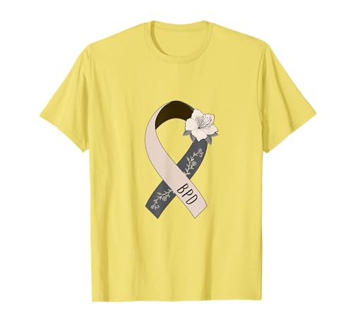 BPD Floral Awareness Ribbon T-Shirt