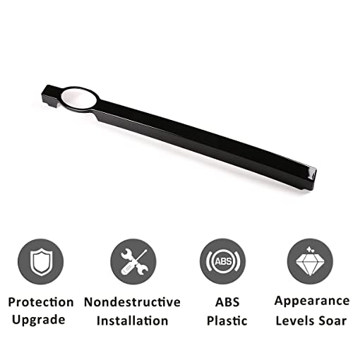 Image of Front Grille Trim Strips For Land Rover Defender 90 110 2020-2022 Grille Trim Strips Cover Frame Car Decorations Stickers (Gloss Black)