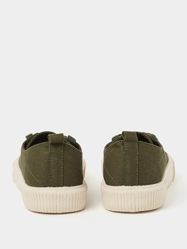 Image of Styli Men Canvas Lace-Up Casual Shoes | Round Toe Sneakers | Cushioned Footbed| Comfortable Everyday Wear Footwear for Casual, Travel & Outdoor Use