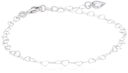 Preisvergleich Produktbild ZEEme Fußkette 925 / - Sterling Silber 23-26cm 301200006