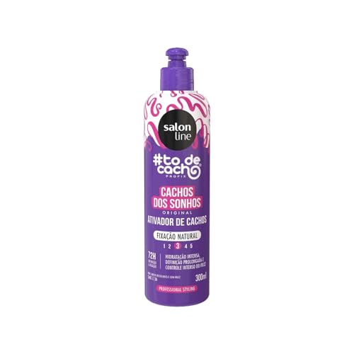 Salon Line, Ativador de Cachos, #TodeCacho, Cachos dos Sonhos, Vegano - Para Cabelos Ondulados, Cacheados e Crespos, 300ml