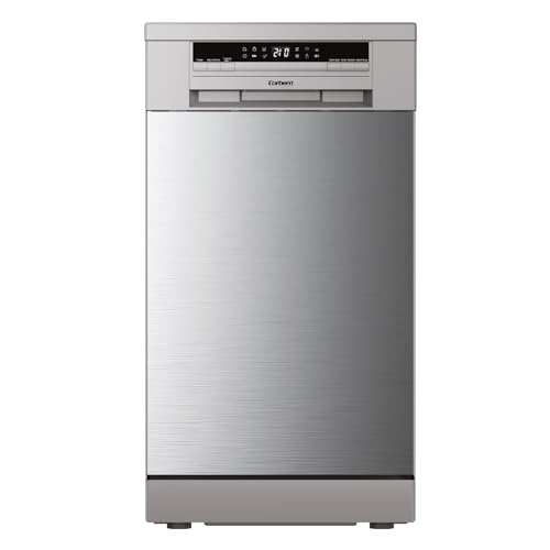 Corberó - Lavavajillas Plus 45 cm | CLVG456X | 9 cubiertos | 6 programas | 4 Temperaturas | Display Led | Función Turbo Secado | Zona Dual | Inicio Diferido | Compatible con tablets 3 en 1 | Inox