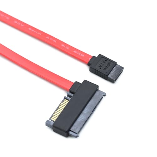 Cable de Datos SATA a SAS SFF-8482 0.5m Rojo miniatura 4