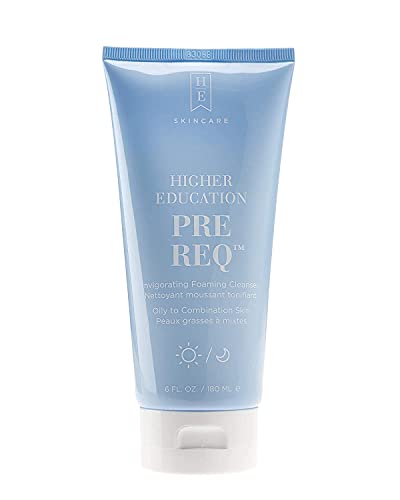 Pre-Req Purifying Facial Cleanser, 6 fl. oz., For Oily to Combination Skin, Purifying Gentle Facial Cleanser Removes Excess Oils and Impurities by Higher Education Skincare