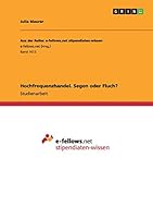Hochfrequenzhandel. Segen oder Fluch? 3668060231 Book Cover