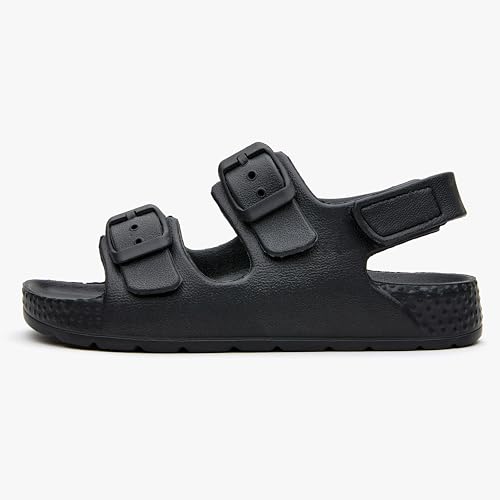 Image of EasyStar Boys and Girls Lightweight Dual-Adjustable Sandal Buckles With Hook and Loop Heel Closure
