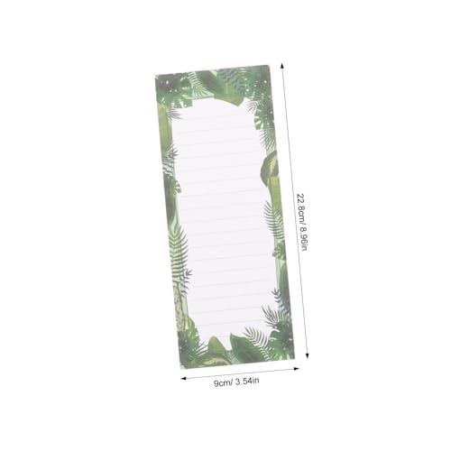 Operitacx 6個磁性冷蔵庫メモパッド 書 い冷蔵庫用リスト便箋 家やオフ