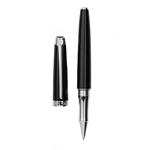 Caran d'Ache Léman ébène stylo bille de haute précision noire