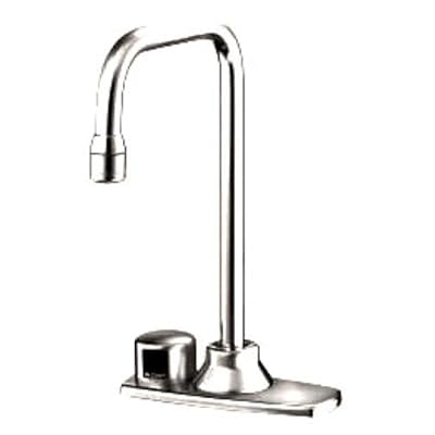 Sloan ETF770 8 LT BDT Sensor Activated Electronic Gooseneck Hand Washing Faucet for Tempered or HotCo, Chrome