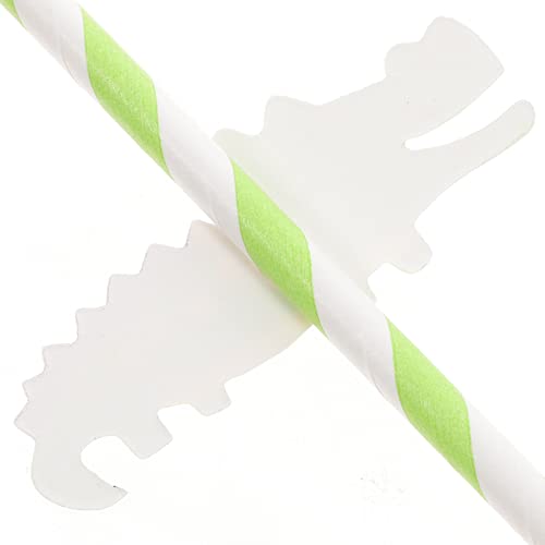 Pitillos desechables de papel 300 pcs con patrones navideños miniatura 4