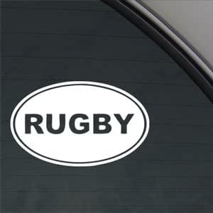 Amazon.com: Rugby EURO OVAL Decal Car Truck Bumper Window Sticker ...