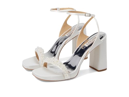 Sandale à Talon Badgley Mischka Calida en Satin avec Semelle Confort Moelleuse