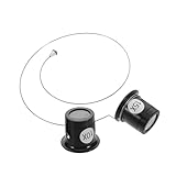 Grossissement durable : avec un grossissement de 15x et 10x, cette loupe offre un grossissement durable pour une inspection détaillée, ce qui la rend idéale pour les professionnels de la réparation de montres, les lunettes grossissantes, la loupe d'horloger