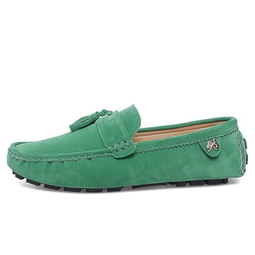 Mocasines casuales sin cordones para hombre de diseño cómodo y textura muy suave 4