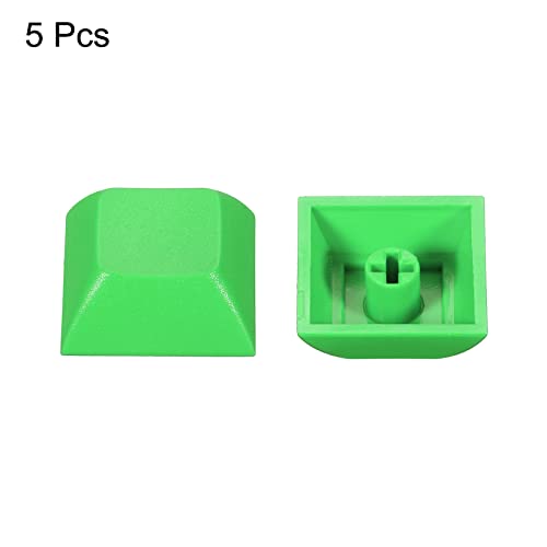 PATIKIL 1U Blank Keycaps, 10 Pack Universal PBT Keyboard Replacement Accessories for MX Mechanical Keyboard Green - Image 3