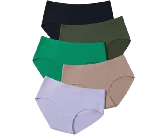 Women's Seamless Underwear - Soft, Breathable, No Panty Lines, Solid Color Traceless Ladies Slim Underwear for Girls Pack of 4 Multi Colored-picture-40