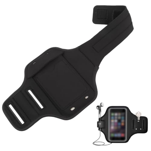 SGERUFZ Brazalete Deportivo Resistente al Sudor con Extensión, para iPhone 16/15/14/13/12/11, Samsung Galaxy S24/S23/S22, Huawei P60/P50, Xiaomi, Ideal para Correr, Ciclismo y Senderismo (6.2'')