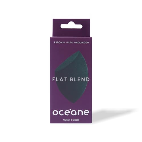 Océane Esponja De Maquiagem Verde Flat Blend Verde