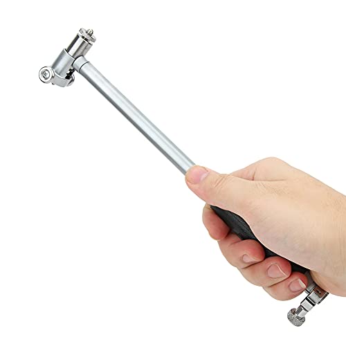 Jauge d'Alésage à Cadran de Précision, 50-160mm, Kit de Mesure de Cylindre avec Indicateur de Diamètre, 5 Têtes de Mesure, Précision 0,01mm, Métal