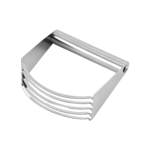 SOLUSTRE Stainless Steel Cream Mixer Pastry Cutter Dough Blender for Cookie Cake Muffin Baking Comfortable Grip for Easy Mixing Kitchen Gadget
