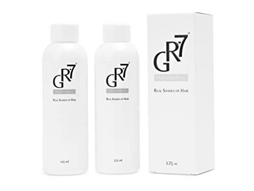 GR-7 Lotion for Grey Hair 125ml - 2 Pcs - Anti Grey Hair for Men and Women - Against Grey Hair - Away with Grey Hair