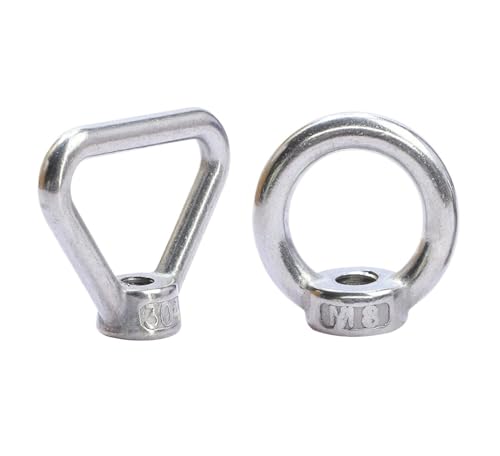 1/2�s�[�X M3 M4 M5 M6 M8 M10 M12 M14 M16 M18 M20 �X�e�����X�|���~�`�O�p�����O�t�B���K�[�i�b�g(Round,M8 1pcs)