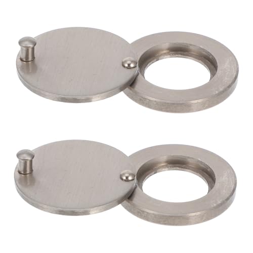 2pcs Copper Peephole Cover Privacy Assurance Door Viewer for Enhanced Security User-Friendly Installation Copper Material for Front Doors miniatura 1