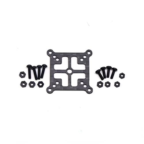 Image of DKNTZO Cinewhoop Toothpick FPV Drone Flight Controller Mount Adpter, Carbon Fiber FPV Flight Controller Stack Adpter Board 25.5mm to 20mm 16mm for FPV Freestyle 2-4inch Cinewhoop Toothpick Drones