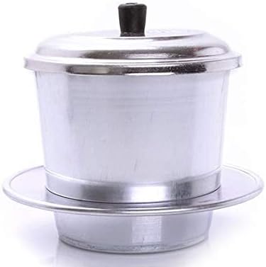 Vietnamese Coffee Makers Large Size Coffee Pot | French Press Style Coffee Filters | Pour Over Coffee Dripper | Portable Coffee Maker 12 Cup | Giant Size Serve 10-12 | High Quality Aluminum