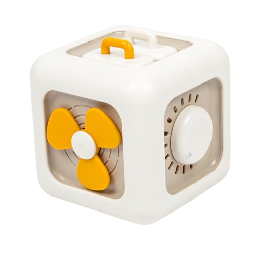 Image of 6-in-1 Busy Cube Toy for Kids 1+ Years Gears Travel Play