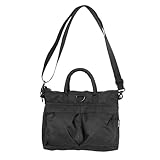 [エムエイチエー] M.H.A.style ヘルメットバッグ ミリタリー 米軍タイプ スモール ショルダーバッグ ハンドバッグ 斜めがけ レディース メンズ 22396 B.ブラック