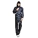 Produktbild JXXDDQ Regenmantel mit Kapuze für Damen und Herren Regenmantel (Regenjacke und Regenhose Anzug) Erwachsene mit Kapuze Outdoor Arbeit Motorrad Golf Angeln (Größe : XXXL)