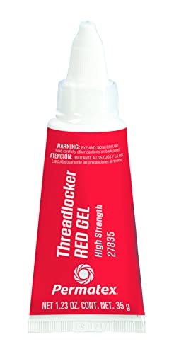 Image of Permatex 27835 High Strength Threadlocker Red Gel, 35g