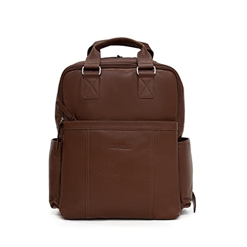 Mochila Couro Fino Masculina Grande