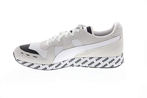 Puma Men's RS-100 Sneaker, White Black, 11 M US