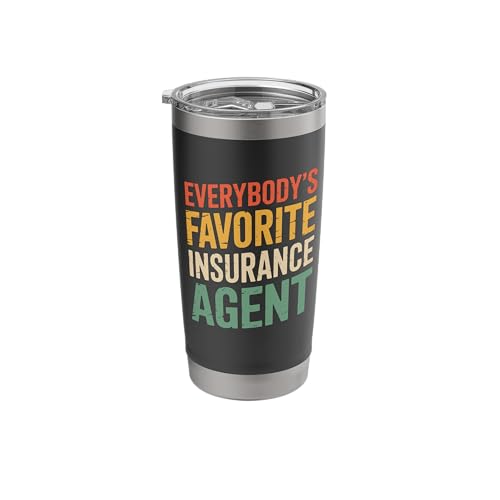 Everybody’s Favorite Insurance Agent, Sales Policy Agent Stainless Steel Insulated Tumbler